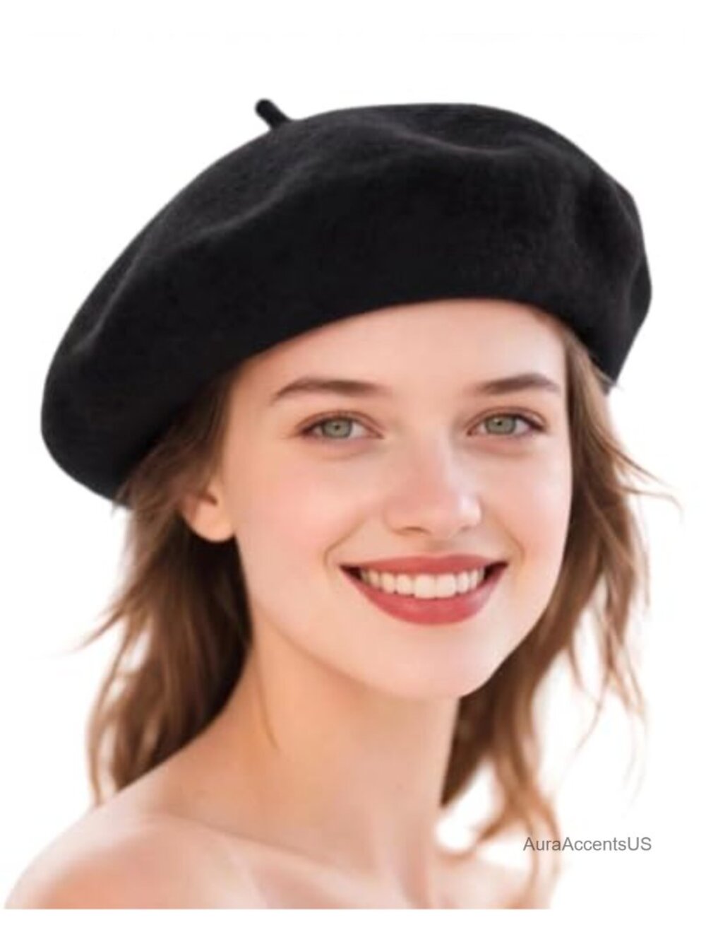 Wool French Beret Hat Winter Beanie Classic Parisian Cap